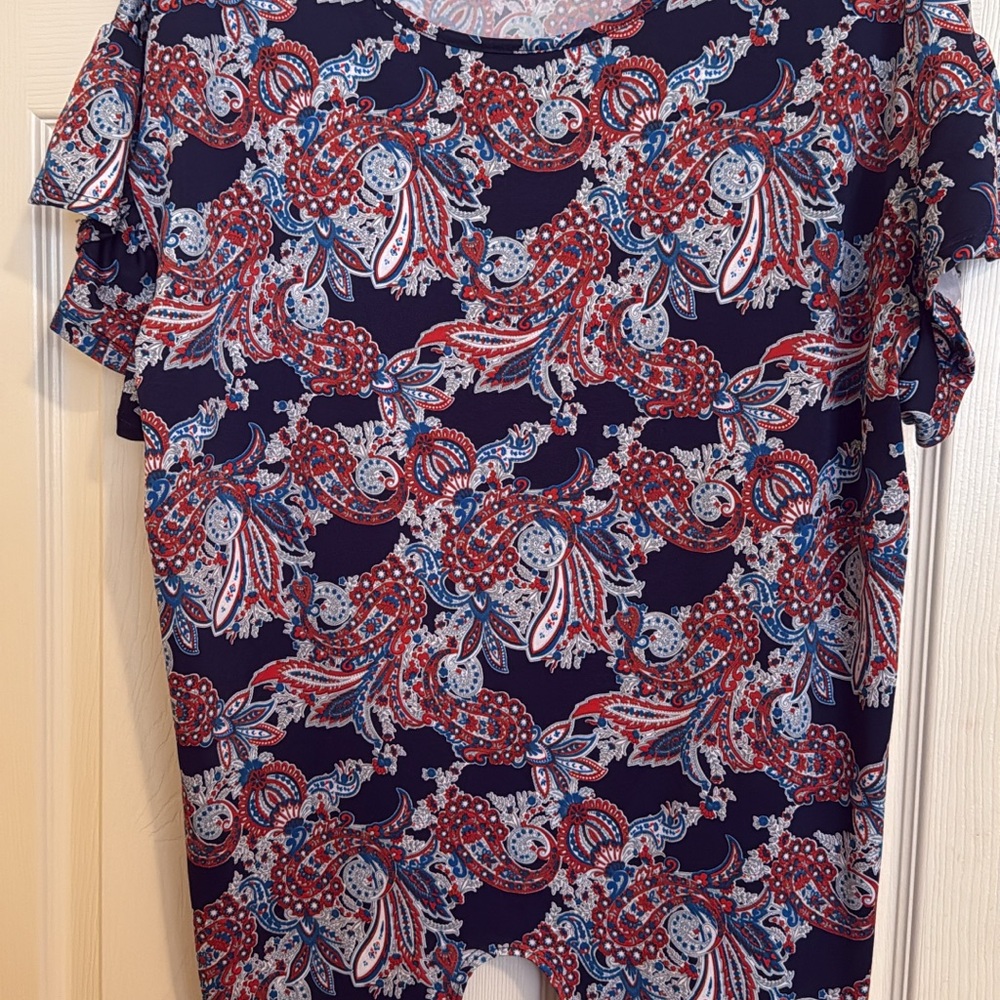 Floral Patterned Women's Top